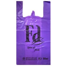 Пакет майка Fa 30+16х57 см, фиолетовый, 25 мкм, ПНД, 100 шт Пакет майка Fa 30+16х57 см, фиолетовый, 25 мкм, ПНД, 100 шт