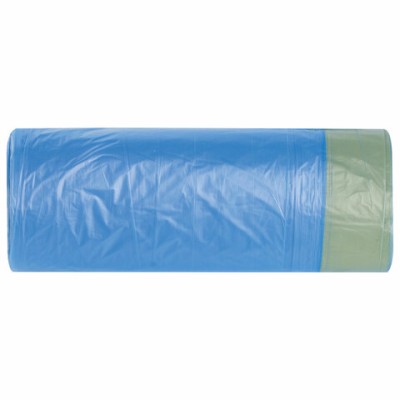 Мешки для мусора 35 л, с завязками, синие, ПНД, 20 шт