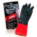 Перчатки хозяйственные Bi-Color L, особо прочные, черно-красные