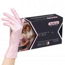 Перчатки нитриловые Adele M, розовый перламутр, 50 пар