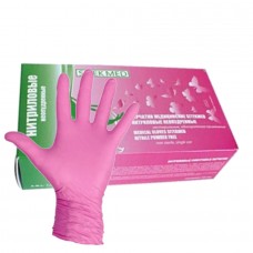 Перчатки нитриловые SitekMed XS, розовые, 50 пар