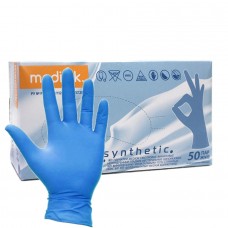 Перчатки нитровинил MediOk XL, голубые, 50 пар