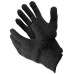 Перчатки акриловые утепленные с начесом, 7,5 класс, черные, 10 пар