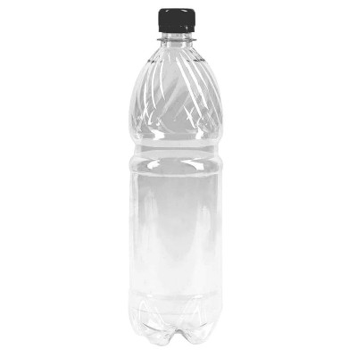 Бутылка ПЭТ PCO 1000 мл прочная (30гр) + крышка D28мм, прозрачная, 50 шт