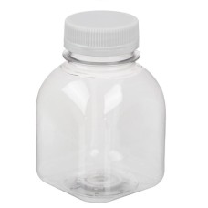 Бутылка ПЭТ 200 мл широкое горло + крышка D38мм, прозрачная, 200 шт
