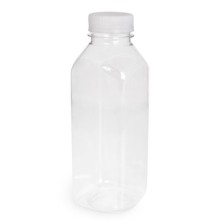 Бутылка ПЭТ 500 мл широкое горло + крышка D38мм, прозрачная, 100 шт