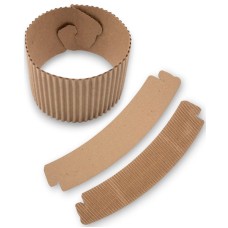 Манжета на стакан (Капхолдер) 2-слойный, крафт, 1000 шт