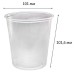 Контейнер одноразовый ПП 500 мл D101 мм "УпаксЮнити", прозрачный, 50 шт
