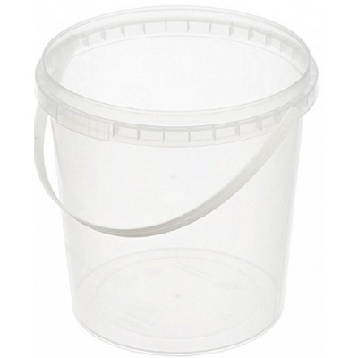 Ведро ПП 11300 мл "Петрополимер" с ручкой, без крышки, с контролем вскрытия (контейнер круглый)