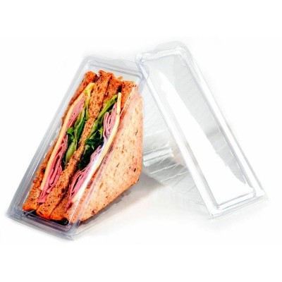 Контейнер пластиковый для сэндвичей ПК-326, прозрачный, 500шт