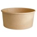 Контейнер бумажный суповой круглый 750 мл D150 мм "Паперскоп", крафт/крафт, 50 шт