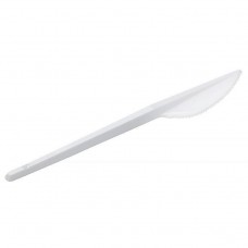 Нож одноразовый Стандарт 170 мм, белый, 100 шт