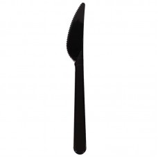 Нож одноразовый Премиум 180 мм, черный, 50 шт