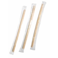 Палочки деревянные 220 мм, в инд. целлофановой упаковке, 100 шт