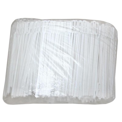 Размешиватель одноразовый 130 мм, белый, 500 шт