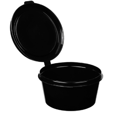 Соусник черный с крышкой 80 мл "ВЗЛП" (1254Ч) Премиум, 80 шт Соусник черный с крышкой 80 мл "ВЗЛП" (1254Ч) Премиум, 80 шт