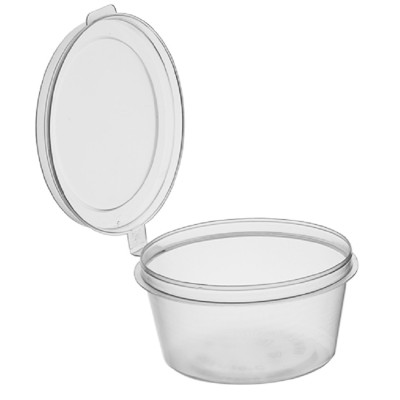 Соусник прозрачный с верхним закрытием 50 мл "ВЗЛП" (1244П) Премиум, 80 шт