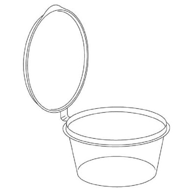 Соусник прозрачный с крышкой 47-50 мл "ВЗЛП" (1245П) Стандарт, 80 шт Соусник прозрачный с крышкой 47-50 мл "ВЗЛП" (1245П) Стандарт, 80 шт