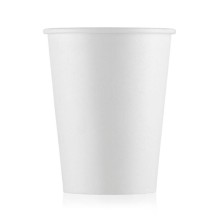 Стакан бумажный 250-280мл, белые, 50шт, 1-слой, D80 F