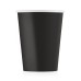 Стакан бумажный 250-280мл, черный, 50шт, 1-слой, D80 F Стакан бумажный 250-280мл, черный, 50шт, 1-слой, D80 F