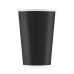 Стакан бумажный 350-400мл, черный, 50шт, 1-слой, D90 EC