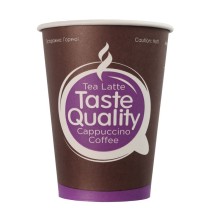 Стакан бумажный 300-430мл, Taste Quality, 50шт, 1-слой, D90 F