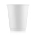 Стакан бумажный 250мл, белый, 25шт, 2-слоя, D80 М