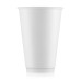 Стакан бумажный 480мл, белый, 20шт, 2-слоя, D90 M