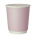 Стакан бумажный 250мл, пудровый, 25шт, 2-слоя, D80 M