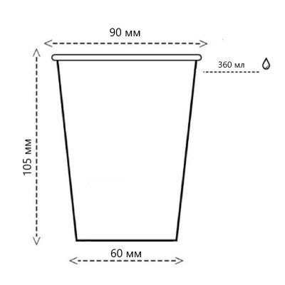 Стакан бумажный 360мл, океан, 25шт, 2-слоя, D90 M Стакан бумажный 360мл, океан, 25шт, 2-слоя, D90 M