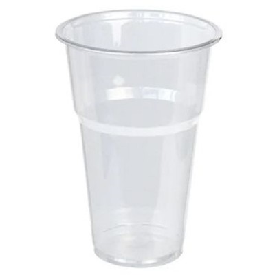 Стакан ПП одноразовый 330мл "ИП", прозрачный, 100 шт
