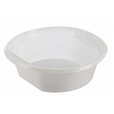 Тарелка одноразовая пластиковая суповая 500 мл, белая, 50 шт