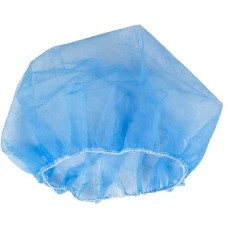 Шапочка Берет одноразовая, голубая, 100 шт