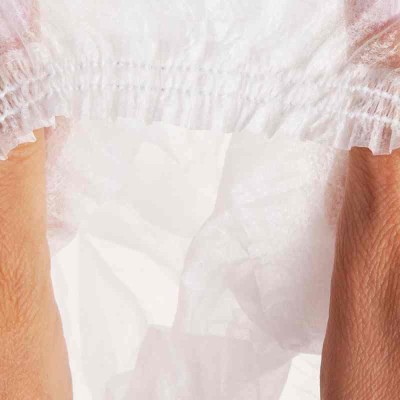 Шапочка одноразовая Шарлотта с 2-ой резинкой, белая, 100 шт Шапочка одноразовая Шарлотта с 2-ой резинкой, белая, 100 шт