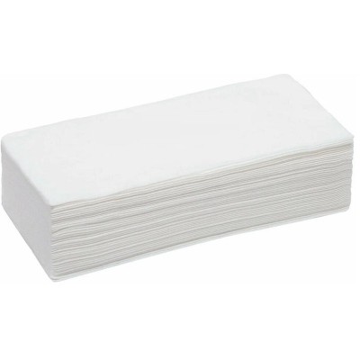 Полотенца спанлейс 35x70 см W.L., в сложении, белые, 50 шт