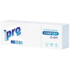 Салфетки бумажные PROtissue 23x23 см, белые, 500 шт (С211)