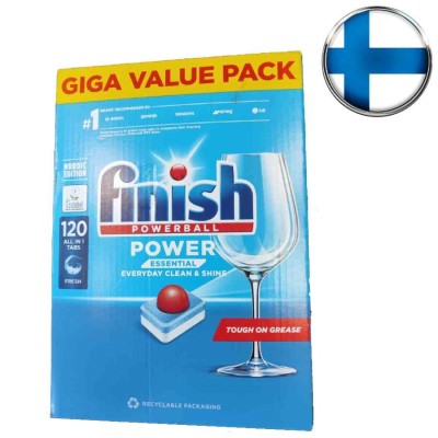 Таблетки для ПММ Finish Power essential, 120 шт
