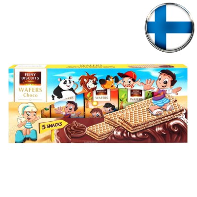 Вафли Feiny Biscuits, детские с шоколадным кремом, 225 г