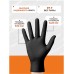 Перчатки нитриловые Foxy Gloves Steel Grip XXL, премиум с  3D текстурой, черные, 50 пар