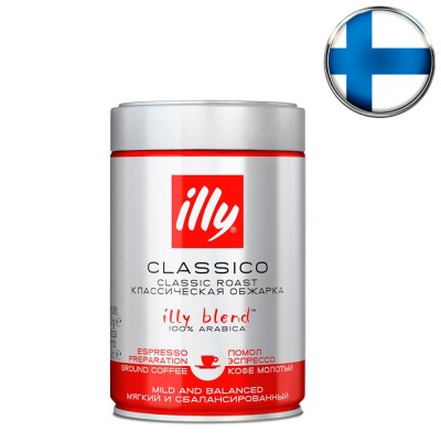 Кофе молотый illy Classico, 250 г Кофе молотый illy Classico, 250 г