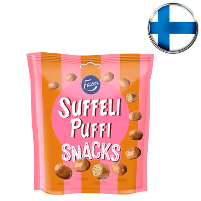 Шоколадные шарики Faze Suffeli Puffi Snacks, 180 г