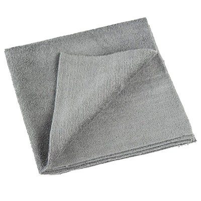 Салфетка из микрофибры 40x40 см, серая, 320 г/м2, без упаковки Салфетка из микрофибры 40x40 см, серая, 320 г/м2, без упаковки