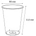 Стакан ПП Bubble Cup 375мл, D-90, ВЗЛП,  глянцевый, 25шт