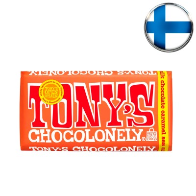 Шоколад молочный Tony's Chocolonely карамель-морская соль, 180 г
