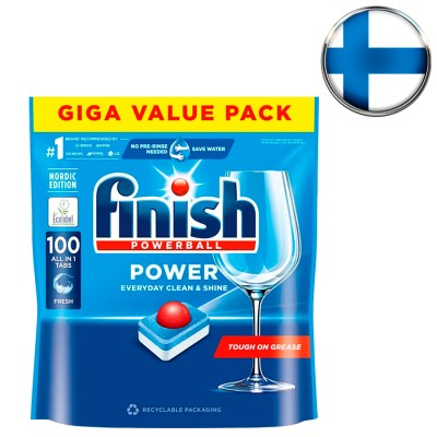 Таблетки для ПММ Finish Power essential, 100 шт