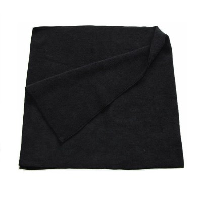 Тряпка из микрофибры 60x80 см, для пола, черная, 250гр/м2, без  упаковки