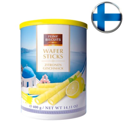 Вафельные трубочки FEINY BISCUITS лимон, 400 г
