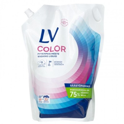 Гель для стирки LV Color для цветного белья (мягкая упаковка), 1,5 л Гель для стирки LV Color для цветного белья (мягкая упаковка), 1,5 л