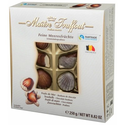 Конфеты трюфели Maitre Truffout  Дары Моря с ореховой начинкой, 250 г