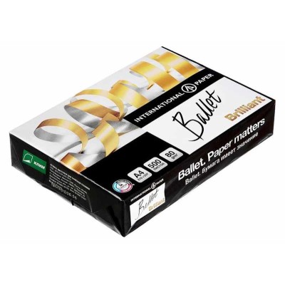 Бумага для офисной техники Ballet Brilliant A4, 80 г/м2, 500 л